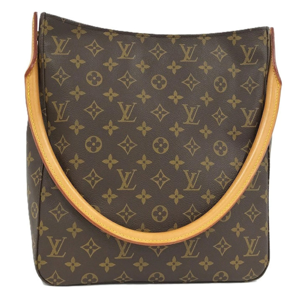 Louis Vuitton Shoulder Bag Looping Monogram Brown